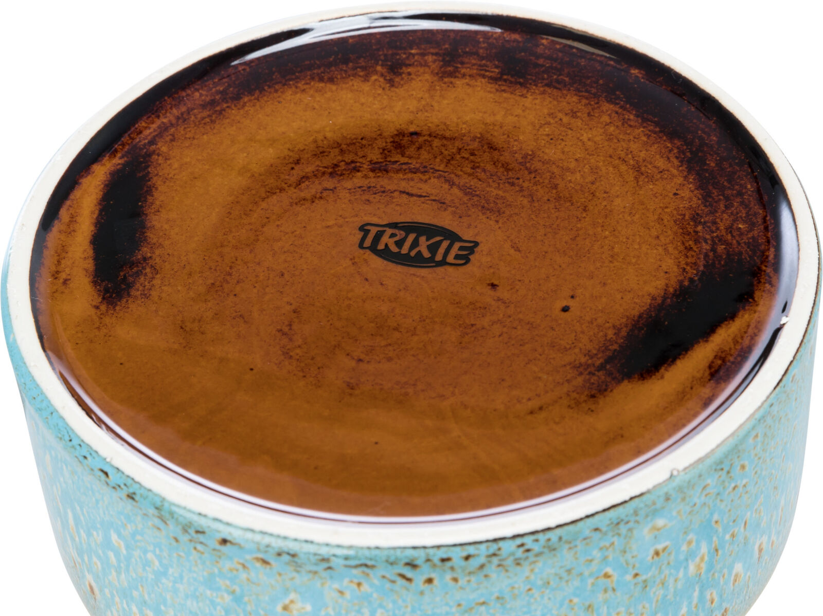 TRIXIE Keramická miska s nízkým okrajem 0,25 l/ 15 cm, tyrkysová