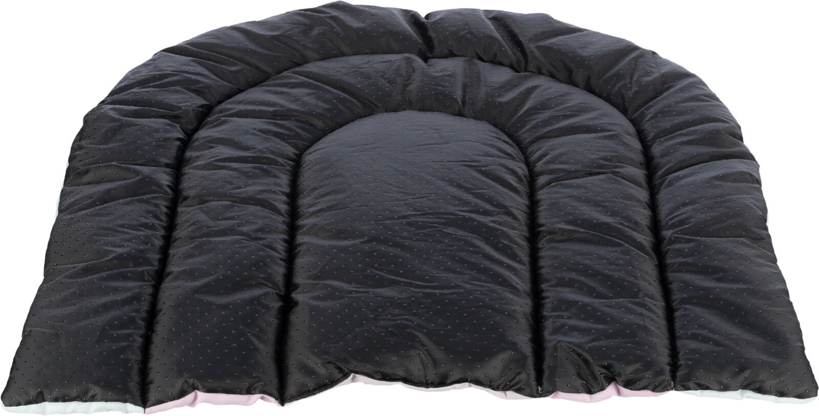 TRIXIE JUNIOR patchwork polštář DUHA, 68 x 62 cm, mátová/lila, růžová, velur