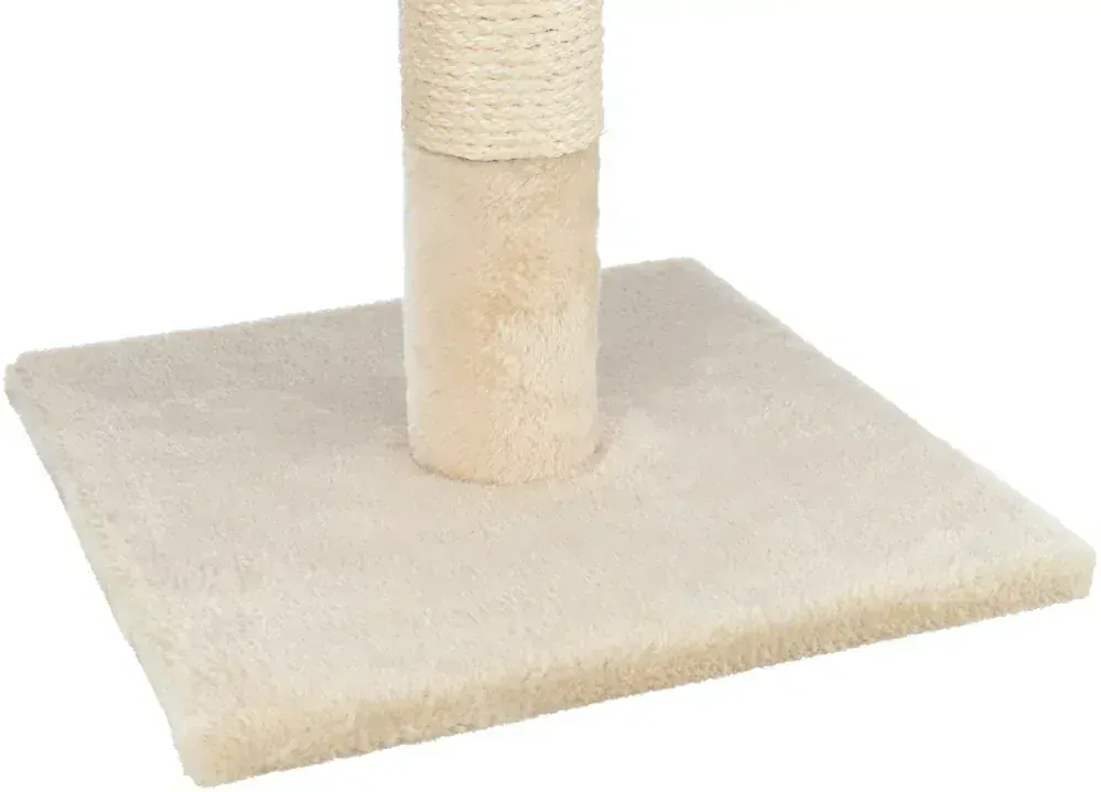 TRIXIE Škrabací sloupek BEANA s odpočívadlem, 9 cm / 69 cm, sisal/plyš, béžová