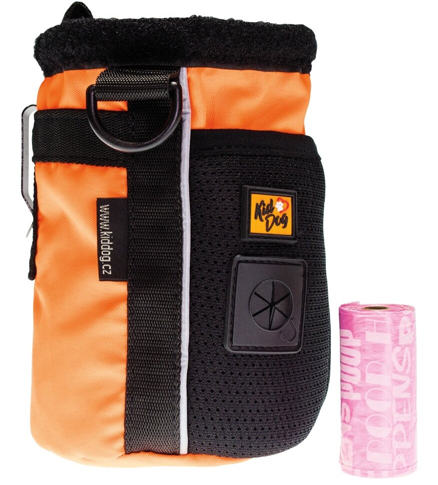 KIDDOG Multifunkční pamlskovník  3 v 1, neonově oranžová