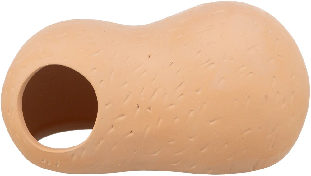 TRIXIE Keramický domek "burák" pro myš, křečka, 2 otvory, 21 x 10 x 11 cm, terakota