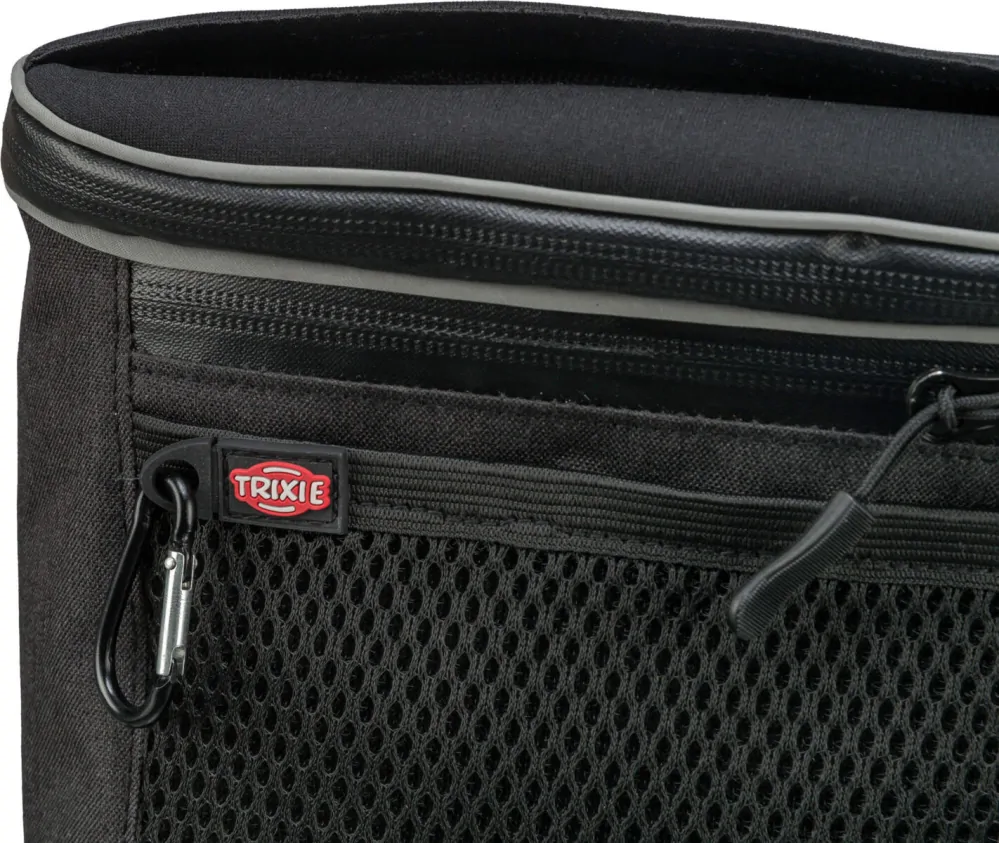 TRIXIE DUO Treat, taštička na pamlsky, 20 x 20 x 5 cm, polyester, antracitová