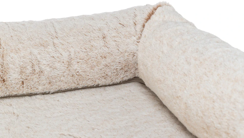 TRIXIE Vital Bed LINO, ortopedický obdélníkový pelech, béžová 90 x 65 cm