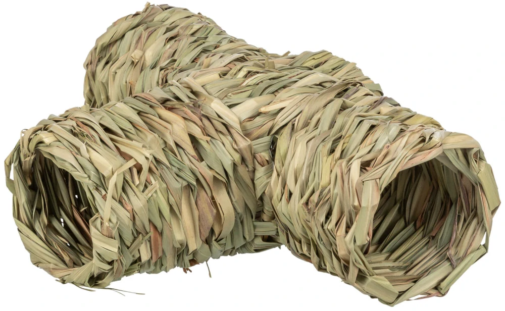 TRIXIE Přírodní tunel "T" pro hlodavce (křeček,osmák) , 25 × 9 × 18 cm, 100% tráva