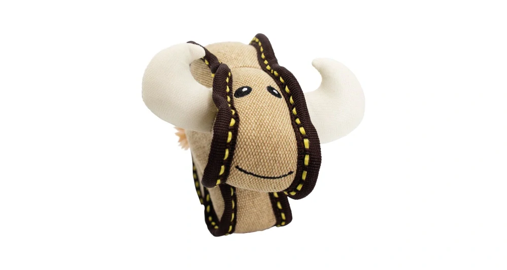 Býk jutový 24 cm, robustní hračka pro psy, HIPHOP DOG