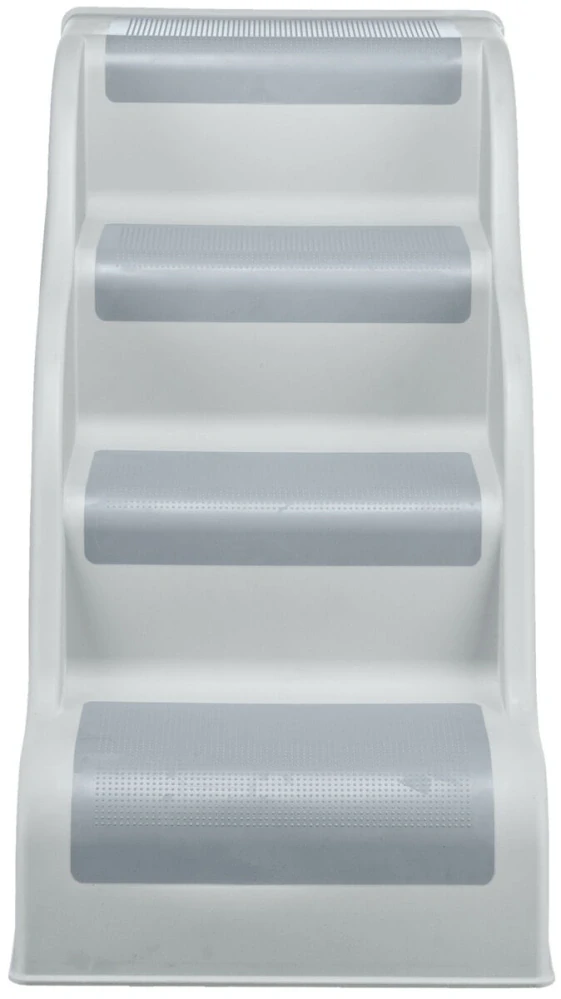 TRIXIE Protiskluzové schody, 38.5 × 60 × 79 cm, nosnost do 90 kg,  světle šedá