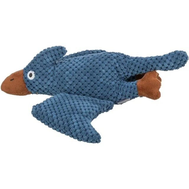 TRIXIE Be Eco Pterosaurus, hračka pro psy, se zvukem, 30 cm, polyester, modrá/hnědá