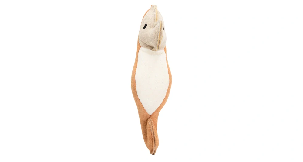 Mořský koník, 23 cm, jutový robustní aport, HIPHOP DOG, krémová/hořčicová