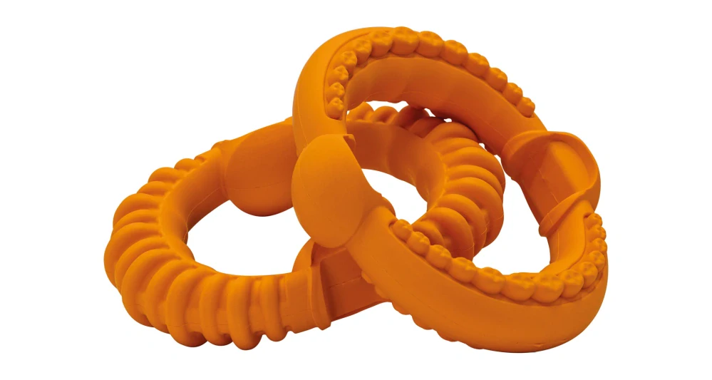 GOLEM Extreme z ultra tvrdé přírodní gumy 16 x 14 cm, HipHop Dog