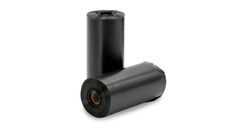 PetBuddy sáčky na exkrementy KLASIK 4 role/ á 20 sáčků, černé bez potisku