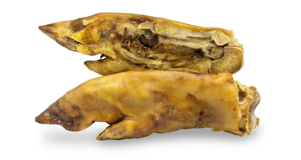 KIDDOG 100% Natural Snack, vepřová nožka rozpůlená 18 cm / 240 g (2 ks)