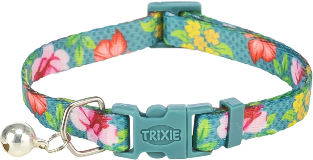 TRIXIE Obojek pro kočky, s květinami, 20–34 cm/10 mm, různé barvy