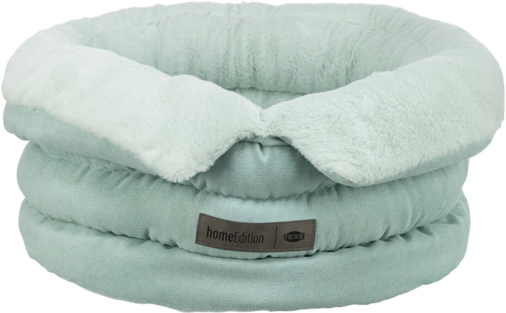 TRIXIE HOME Edition pelech LIANO Soft, kulatý s vysokým okrajem, ø 45 cm, šalvějová