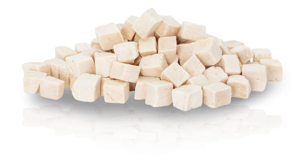 KIDDOG Super Premium 100% freeze dried CHICKEN CUBES - čisté kuřecí maso sušené mrazem 80 g