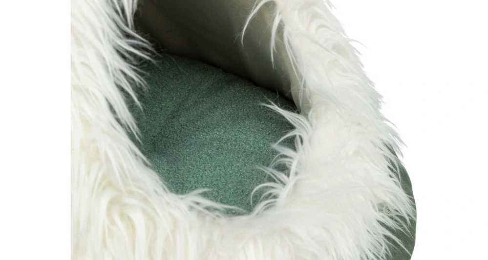TRIXIE Xmas Bed Dwarf, vánoční sametová kukaň Skřítek, ø 45 × 47 cm, šalvějová