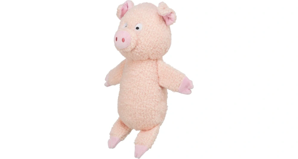 TRIXIE Prasátko, plyšová hračka pro psy, 34 cm, růžová