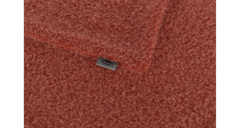 TRIXIE Deka Wooly, vlněný fleece, rezavá 150 x 100 cm