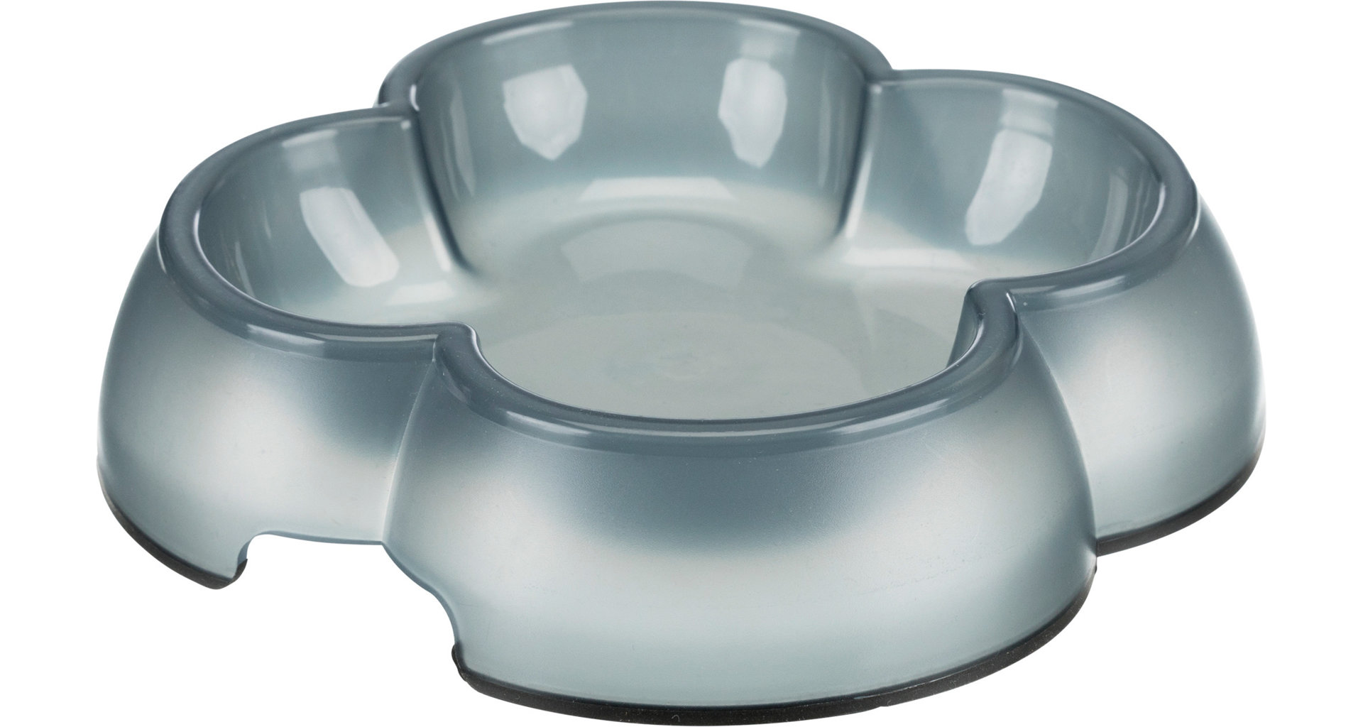 TRIXIE Plastová miska čtyřlístek s gumou, 0,25 l/14 cm