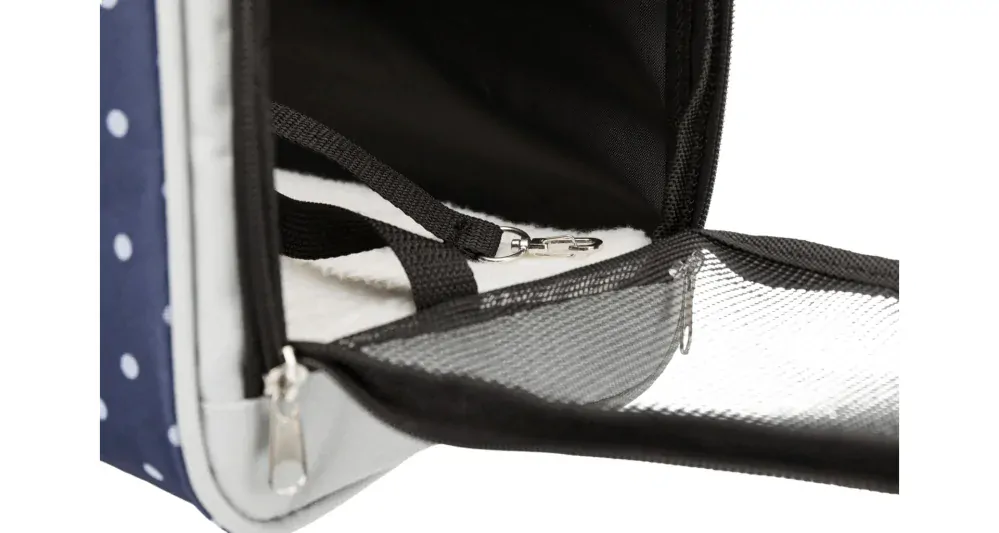 TRIXIE Cestovní taška Bonny 20 x 29 x 40 cm, modro/šedá (max. 5 kg)