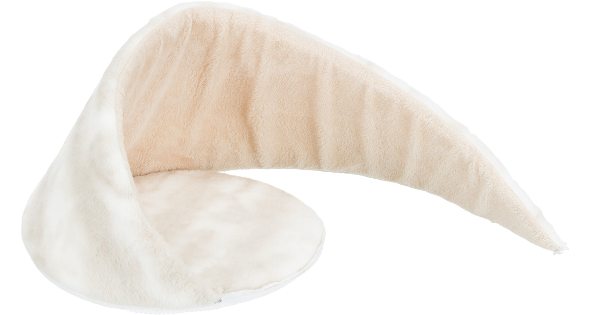 TRIXIE NELLI plyšová jeskyňka, na zip odepínací okraje, béžová ø52 x 40cm