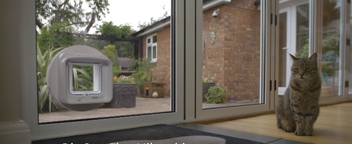 TRIXIE SureFlap 4-cestná dvířka na mikročip 21 x 21 cm - bílé (RP 2,90 Kč)