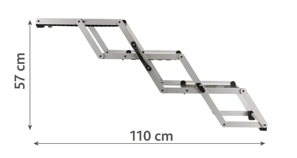 TRIXIE PetWalk skládací schůdky 37 x 57 x 120 cm, do 75 kg
