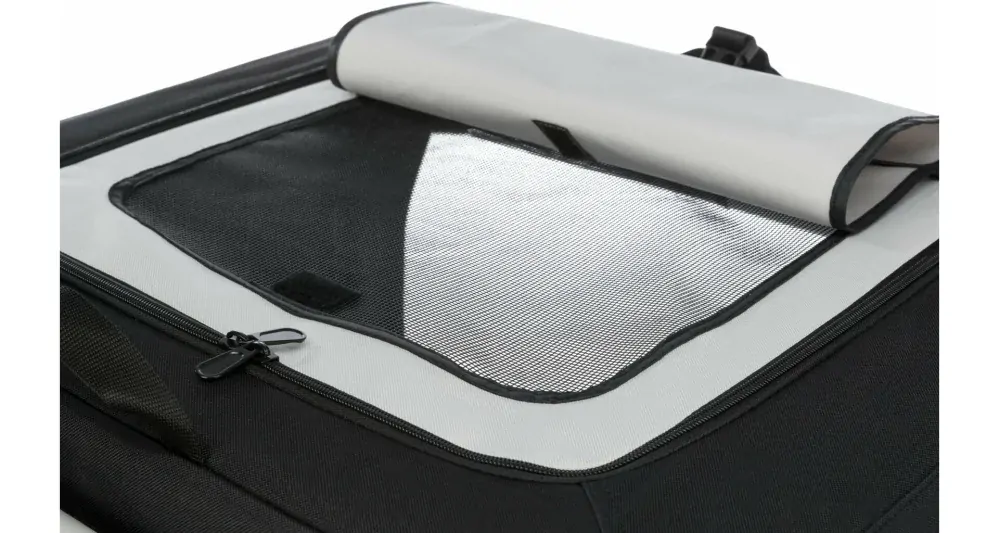 TRIXIE Transportní nylonový box Vario M 76x48x51 cm černo-šedý