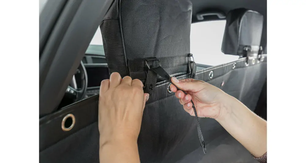 TRIXIE Autopotah za zadní sedadla 1,45x1,60m - černý