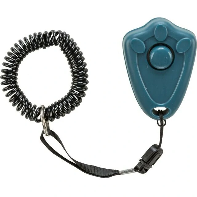 TRIXIE Clicker s tlačítkem výcviková pomůcka s poutkem