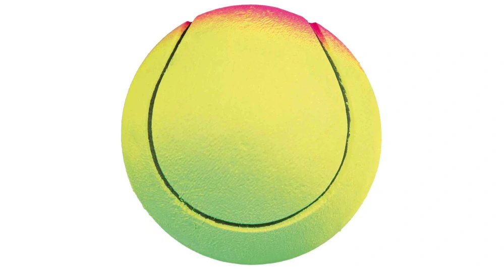 TRIXIE Neonový míč mechová guma 7 cm