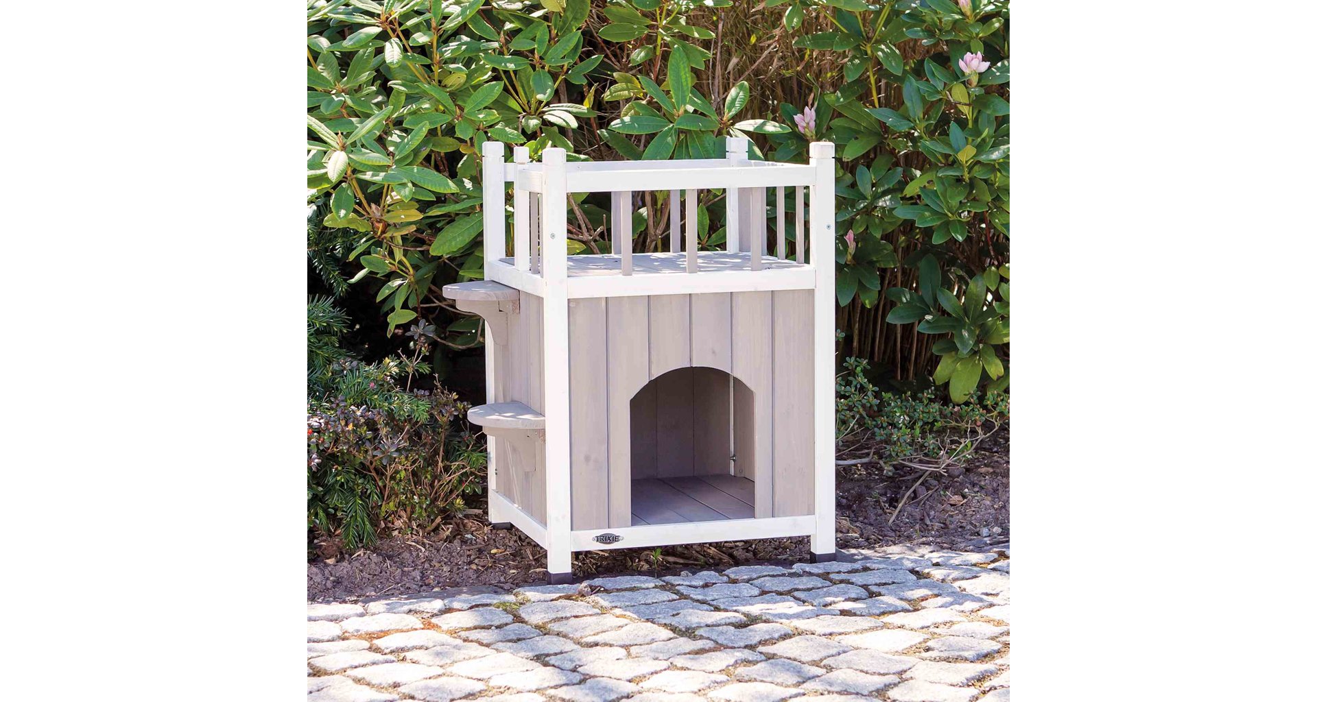 TRIXIE Natura kočičí domek s balkónem 45x65x45cm