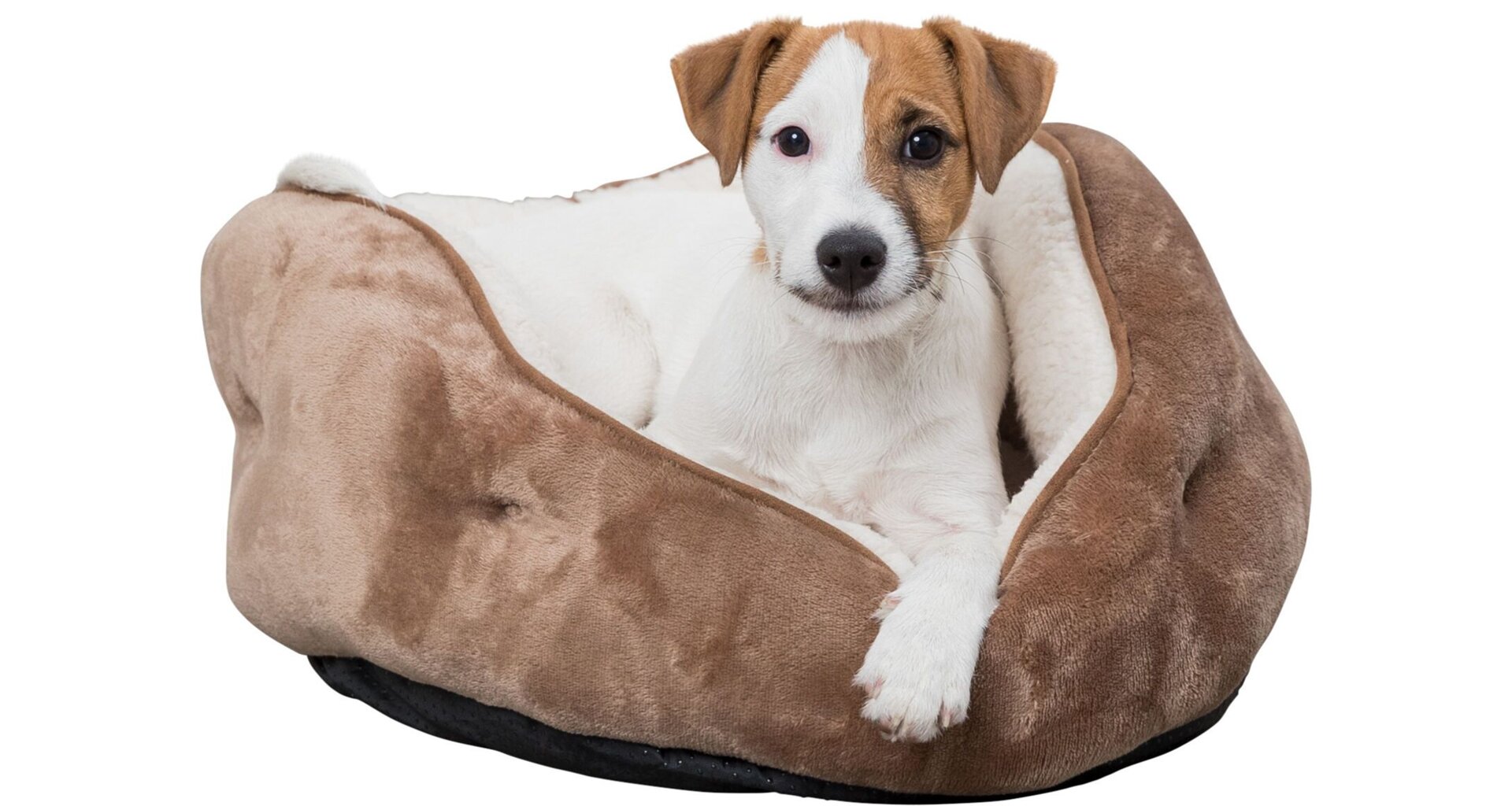 TRIXIE Pelech kulatý COSMA s kožešinou 50 cm, hnědo/béžový