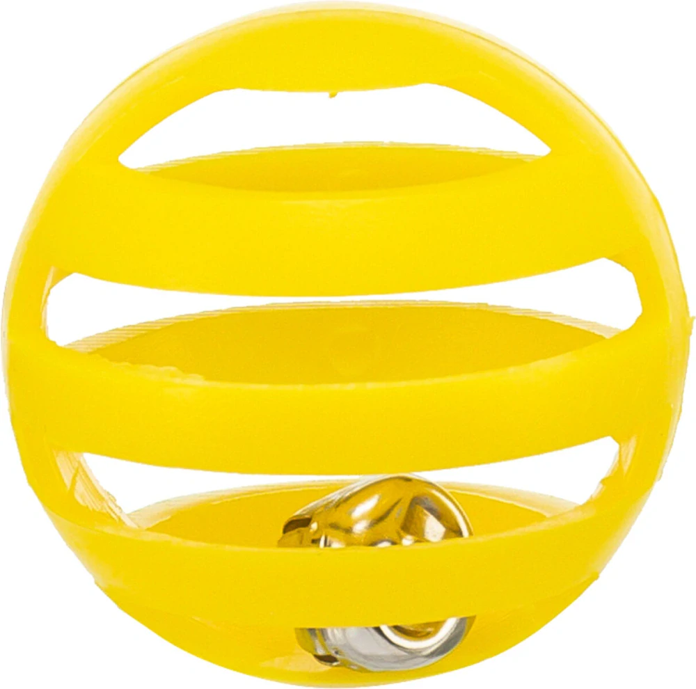 TRIXIE Sada 4 ks plastových míčků s rolničkou 4 cm