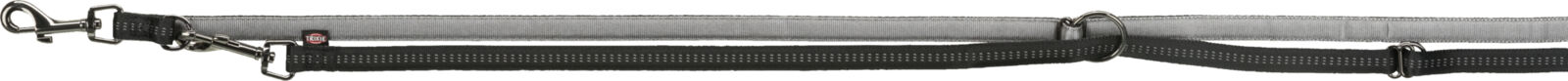TRIXIE Prodlužovací vodítko SOFTLINE ELEGANCE - černá/grafit L-XL:2,00/25mm
