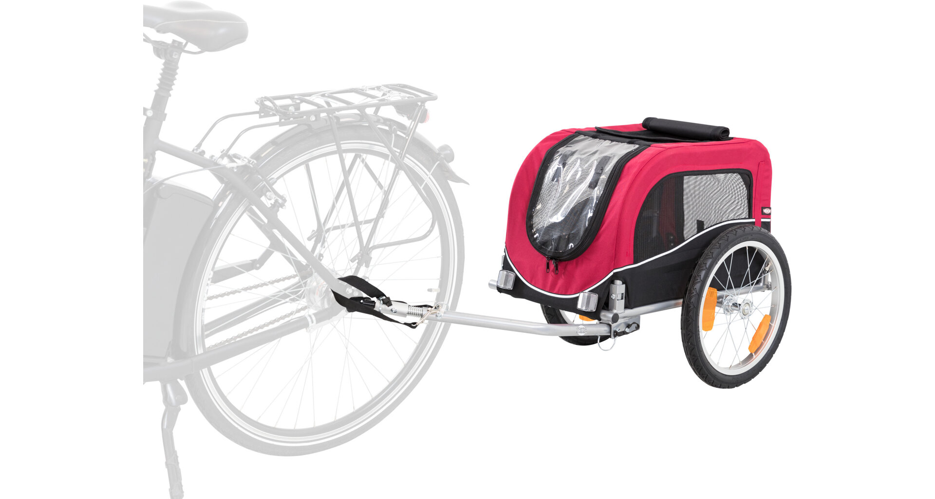 TRIXIE Vozík pro psa za jízdní kolo S 53 x 60 x 60/117 cm, nosnost max. 15 kg