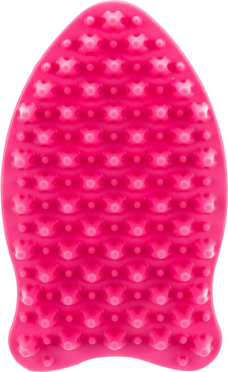 TRIXIE Masážní kartáč pro kočky, silikon, 7x11cm, růžová - DOPRODEJ