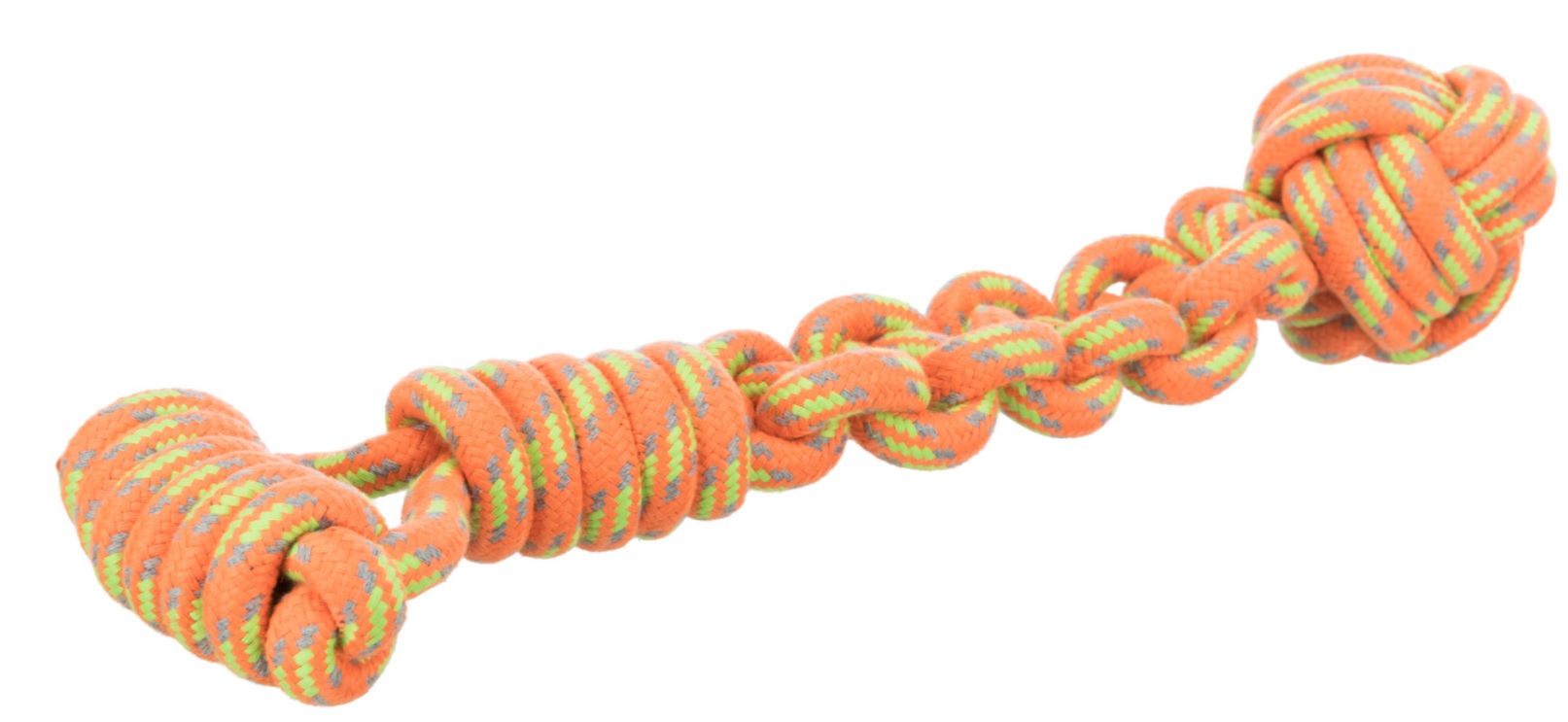 TRIXIE Bavlněné přetahovadlo s bavlněným míčem 8/38 cm