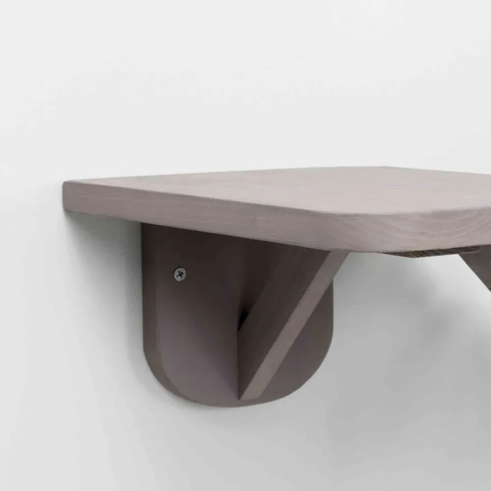 TRIXIE Šplhací žebřík k upevnění na stěnu, 3 platformy, 150x30cm, šedohnědá