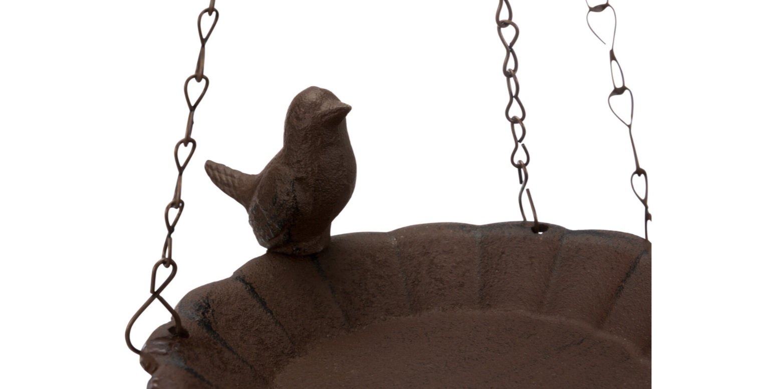 TRIXIE Závěsná miska na vodu, lité železo, 250 ml / 16 cm, hnědá