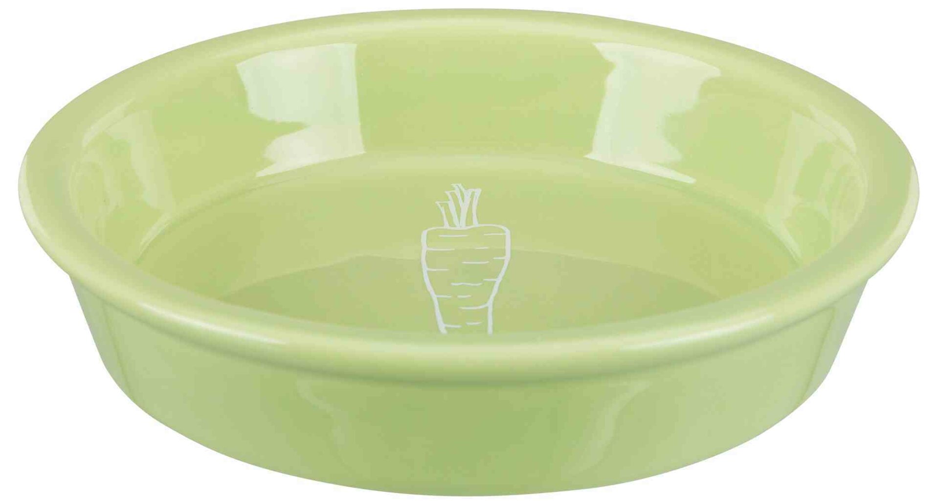 TRIXIE Keramická miska s motivem mrkve pro králíky 200 ml/14 cm