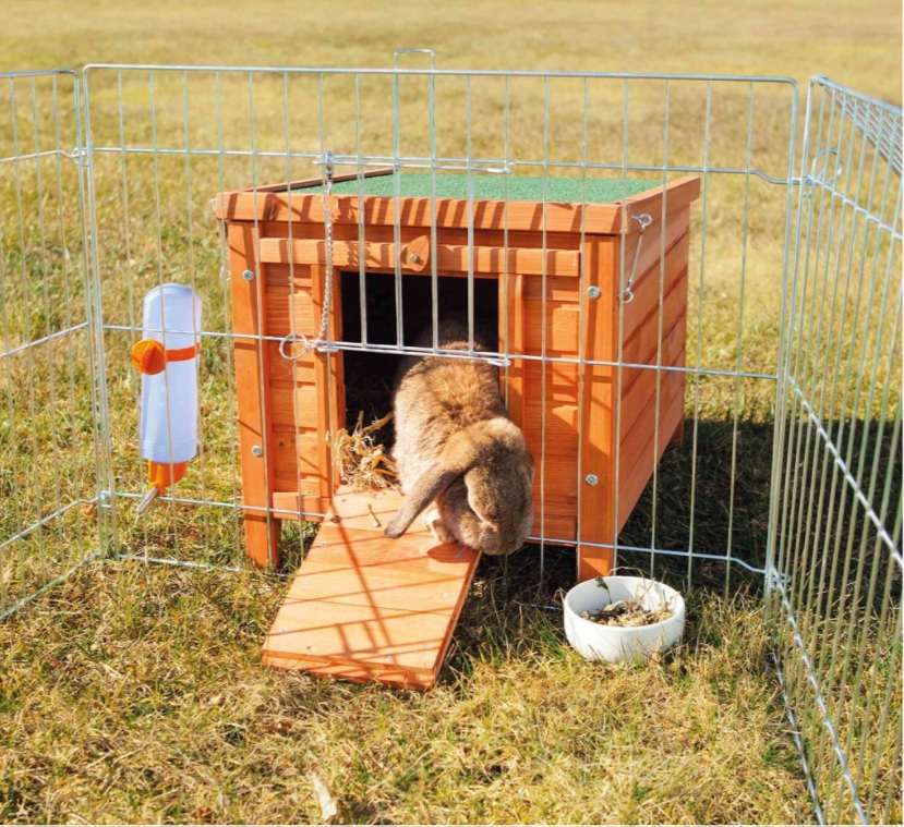 TRIXIE Dřevěný domek NATURA morče, králík 42x43x51cm