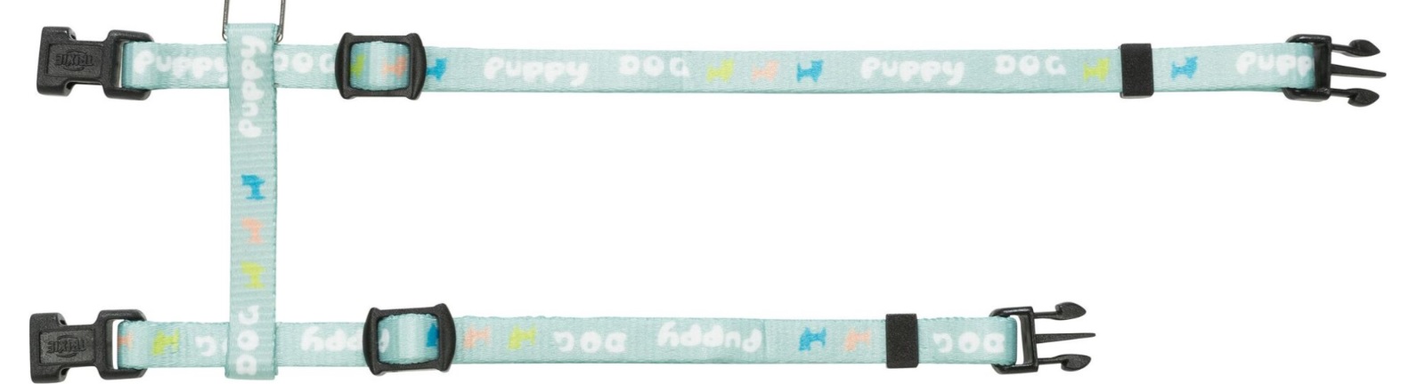 TRIXIE JUNIOR postroj s vodítkem pro štěňata, M-L: 27-45 cm, 2 m, mátová