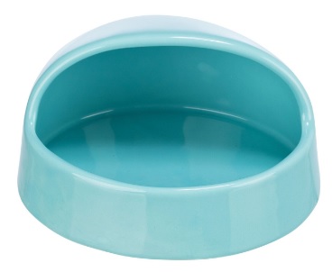 TRIXIE Písková lázeň pro myši/křečky, keramika, 16x8x14 cm, tyrkysová
