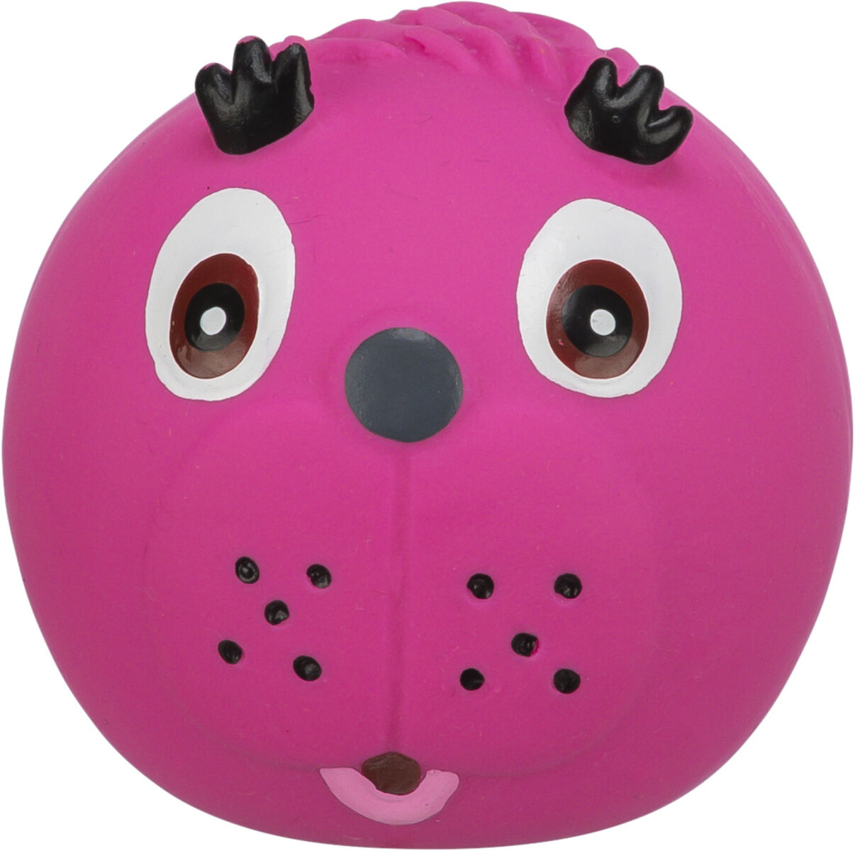 TRIXIE Míček s obličejem, latex 6 cm