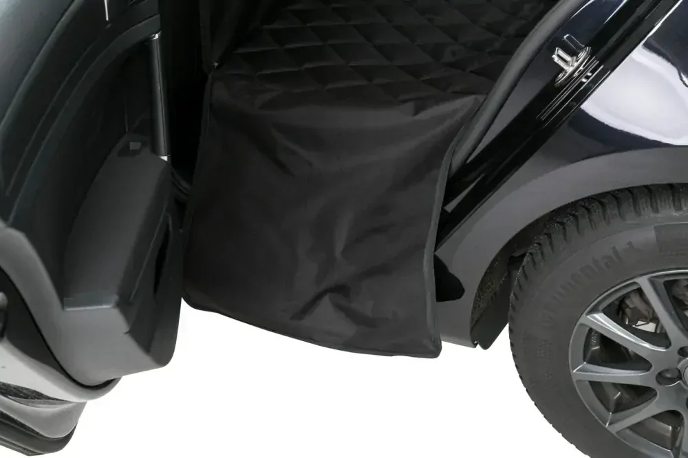 Ochranný potah zadních sedadel auta, 1.55 x 1.30 m, černá