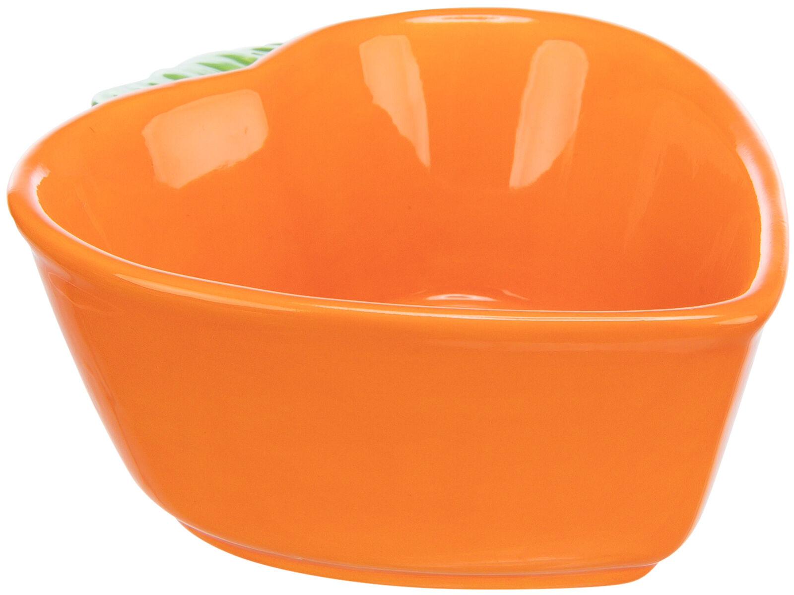 TRIXIE Keramická miska MRKEV (morče,králík), 180 ml/ 12 x 11 cm, oranžová