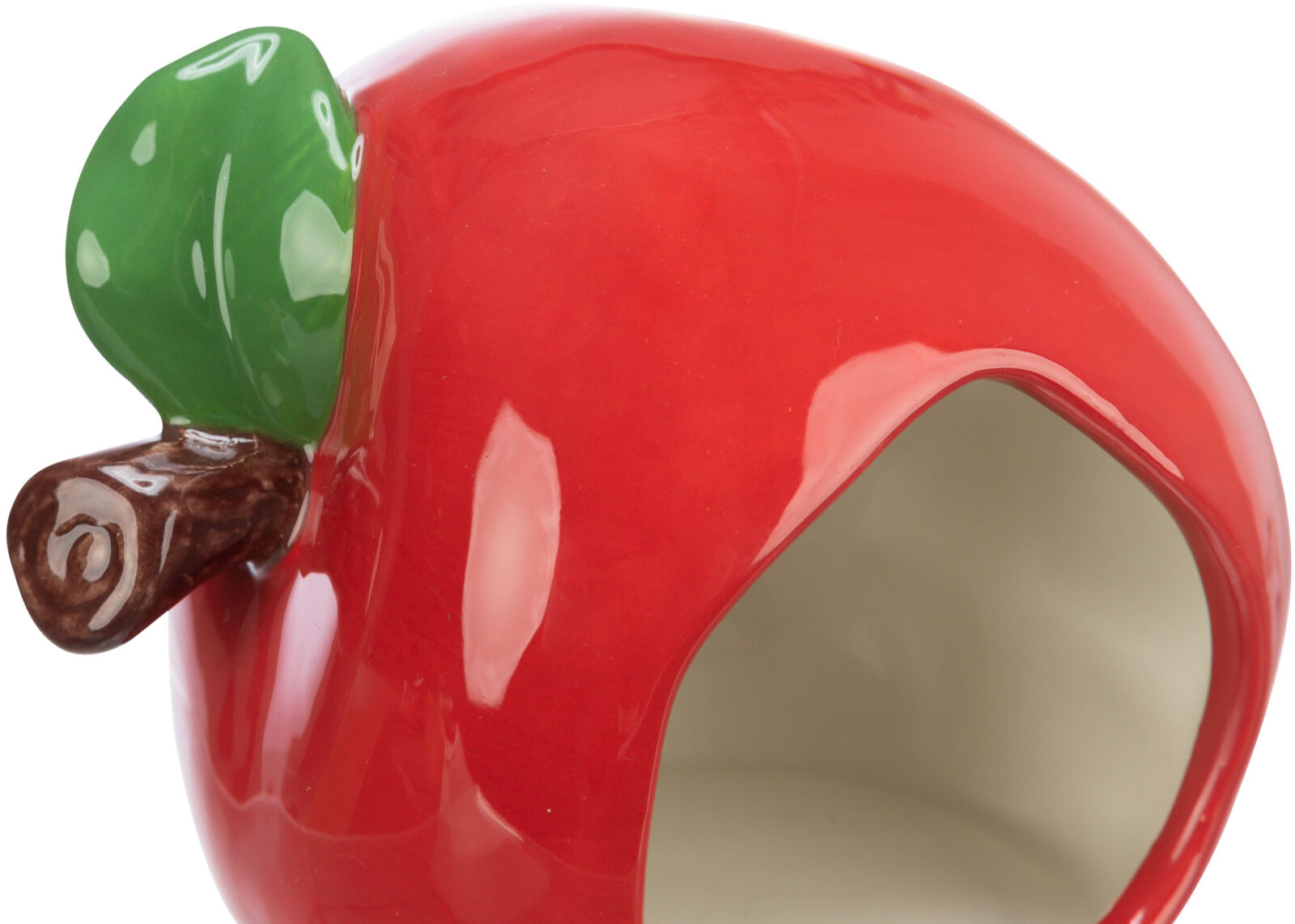 TRIXIE Keramický domeček JABLKO (křeček,myš), 13 x 10 x 10 cm, červená