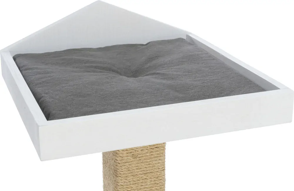 TRIXIE BE NORDIC škrabadlo JONTE, hranaté sloupky, domeček s podestou, 115 cm