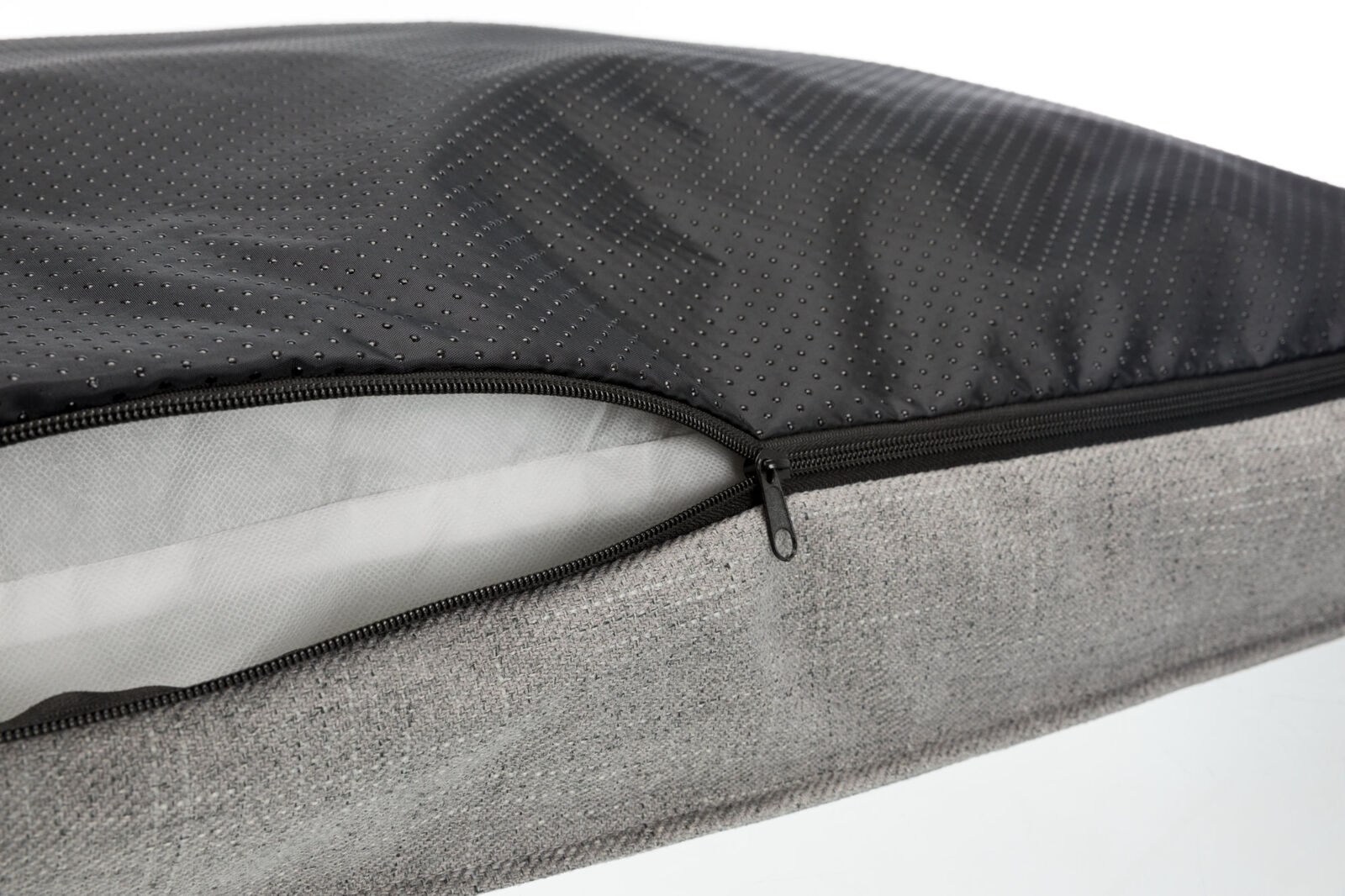 TRIXIE Polštář TALIS obdélník, tkaná látka, šedá 90 x 65 cm