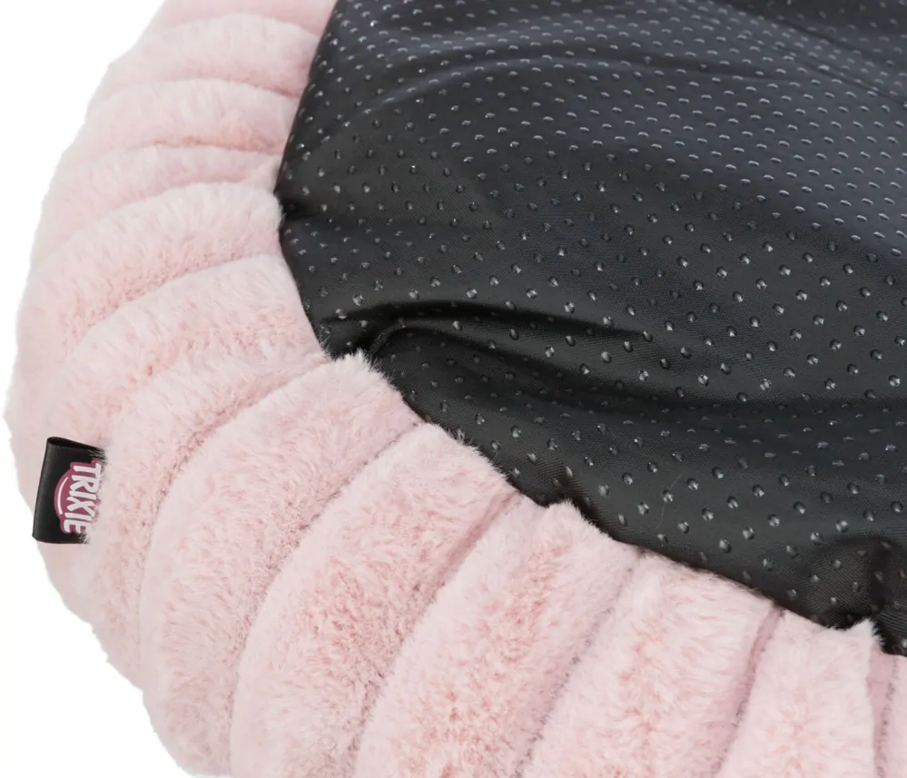 TRIXIE Kulatý pelech LONNI, sametový manšestr, růžová ø 60 cm